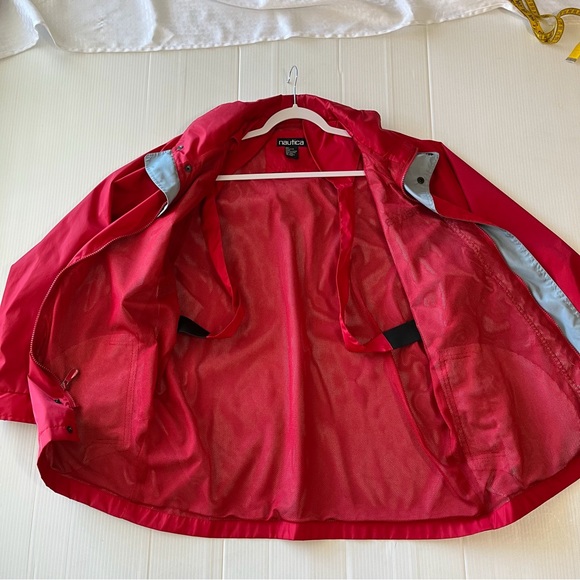 Nautica Vintage Sailing Windbreaker Red Jacket - Picture 7 of 15